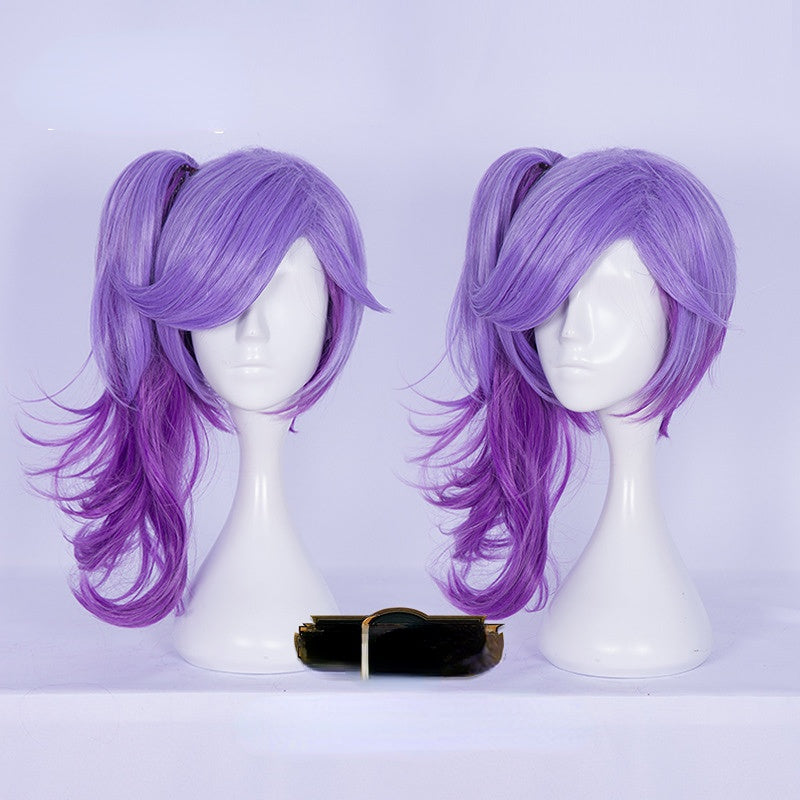League of Legends Lux Purple Long Cosplay Wig