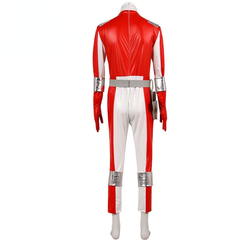 Gogo Sentai Boukenger Superhero Jumpsuit Bouken Red Satoru Akashi Cosplay Costume - CrazeCosplay