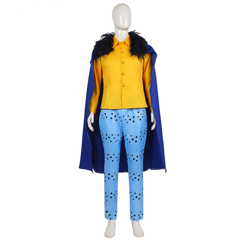 One Piece Law Onigashima Raid Outfit Trafalgar D Water Law Halloween Cosplay Costume