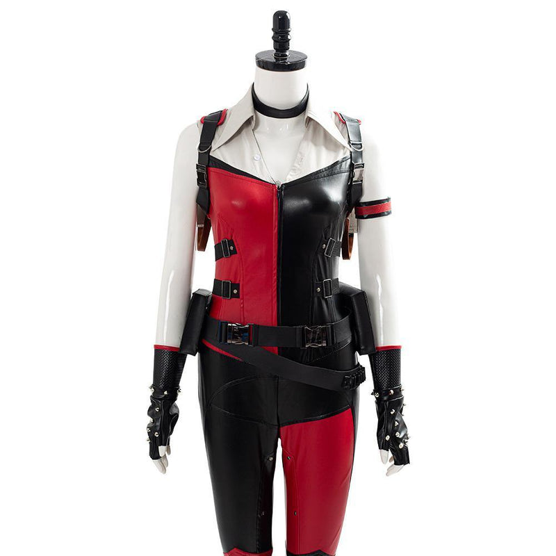 Mortal Kombat 11 mk11 Cassie Cage Harley Quinn Skin Halloween Suit Outfit Cosplay Costume - CrazeCosplay