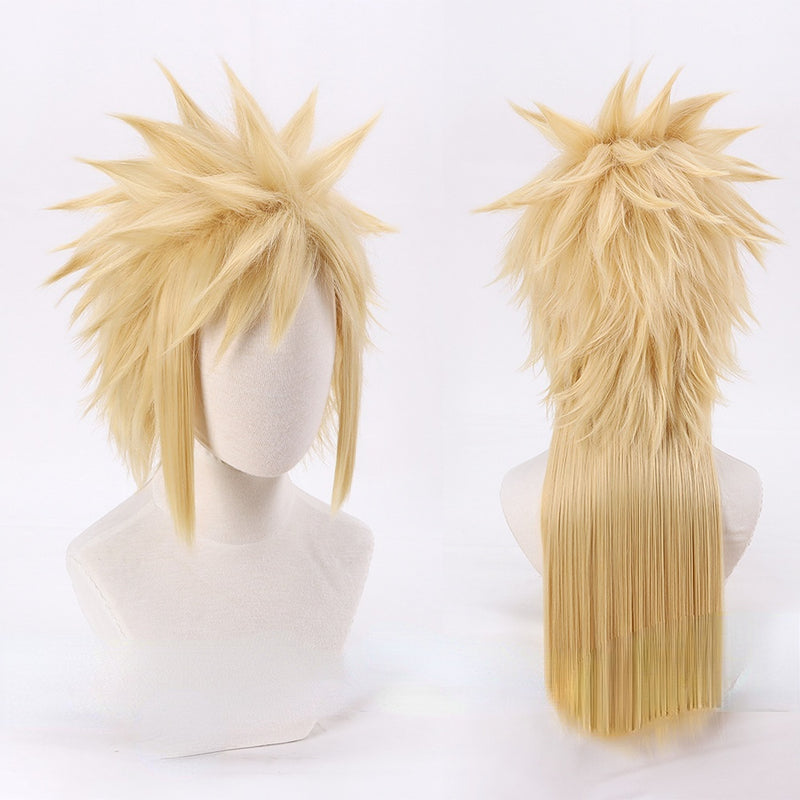 Final Fantasy Cloud Strife Golden Long Cosplay Wig