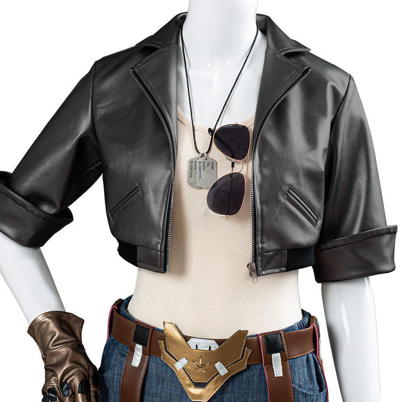 Overwatch Ow Pharah Fareeha Amari Skin Outfit Halloween Carnival Costume Cosplay Costume - CrazeCosplay