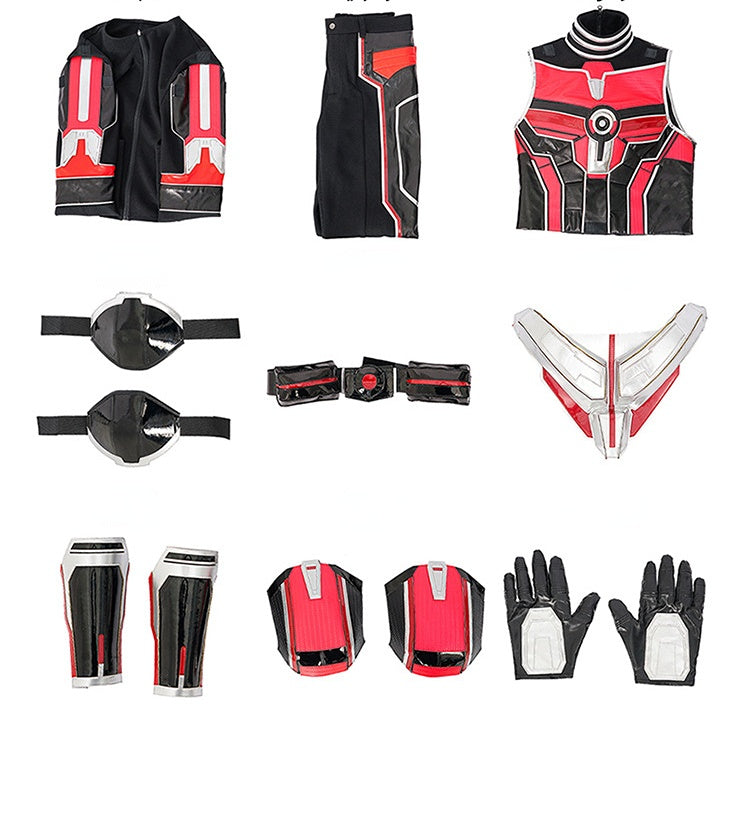 Ant Man Costume Marvel Halloween Cosplay New Suit with Gloves for Adults Mens - CrazeCosplay
