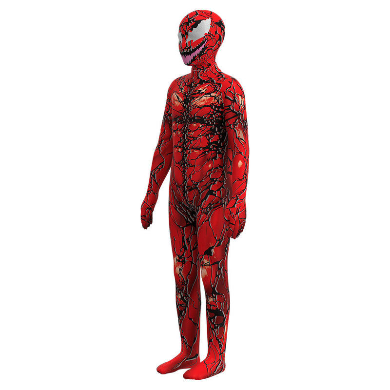 Carnage Venom Let There Be Carnage Kids Children Cosplay Halloween Jumpsuit - CrazeCosplay