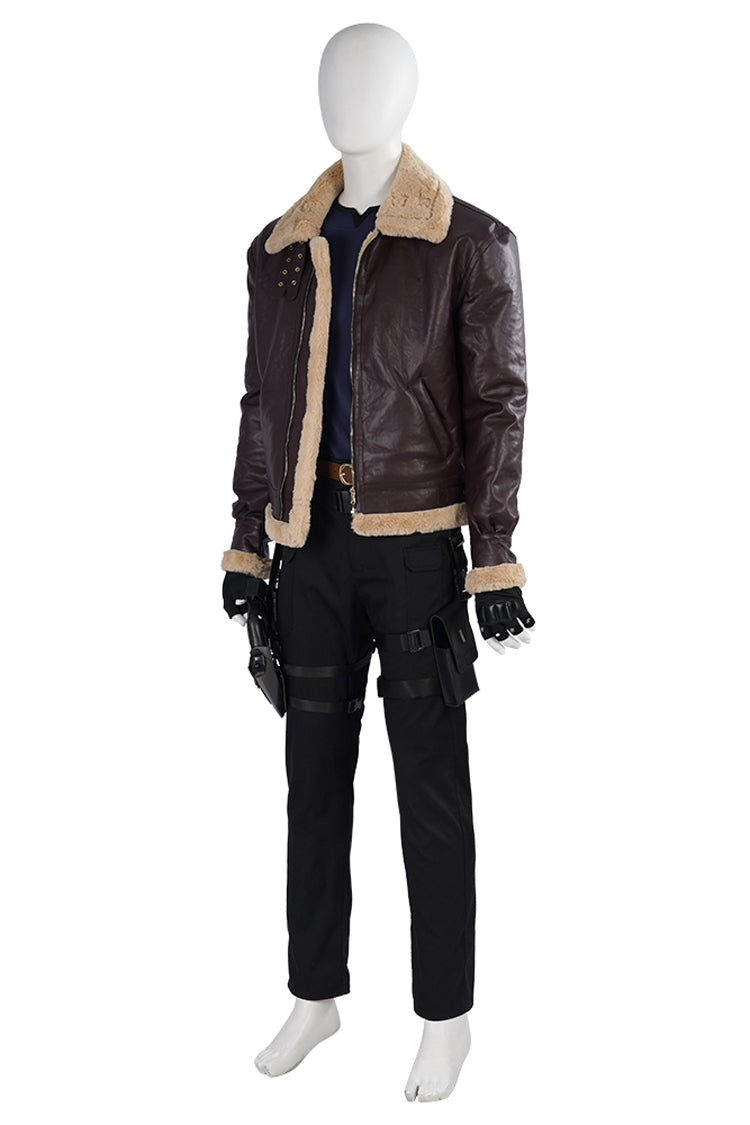Leon Outfit Resident Evil 4 Halloween Cosplay Costume