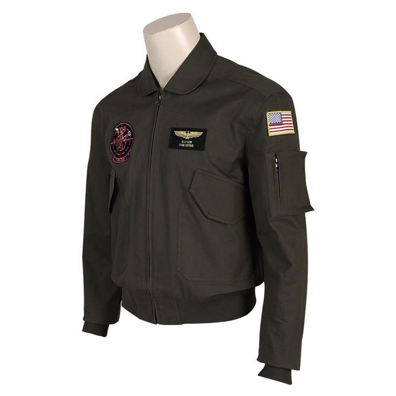 Top Gun Maverick Pilot Jacket Cosplay Costume - CrazeCosplay