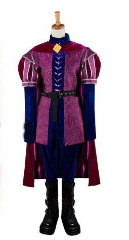 Sleeping Beauty Prince Phillip Purple Cosplay Costume - CrazeCosplay