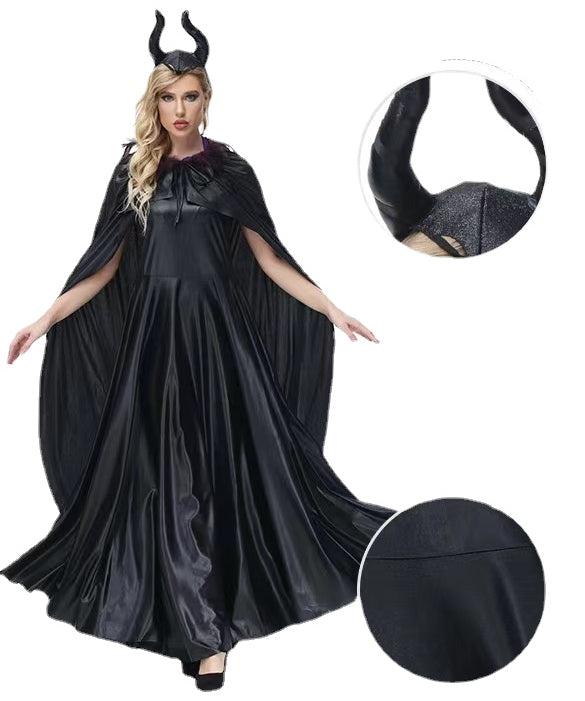 Adult Maleficent Halloween Costume Maleficent Cosplay Black Dress