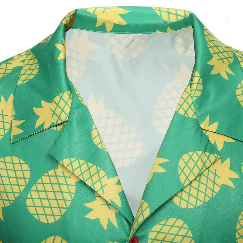 Game Animal Crossing Cosplay Adult T Shirt Bud Cosplay Hawaiian Short Sleeve Shirts Costume Halloween Carnival Costume - CrazeCosplay