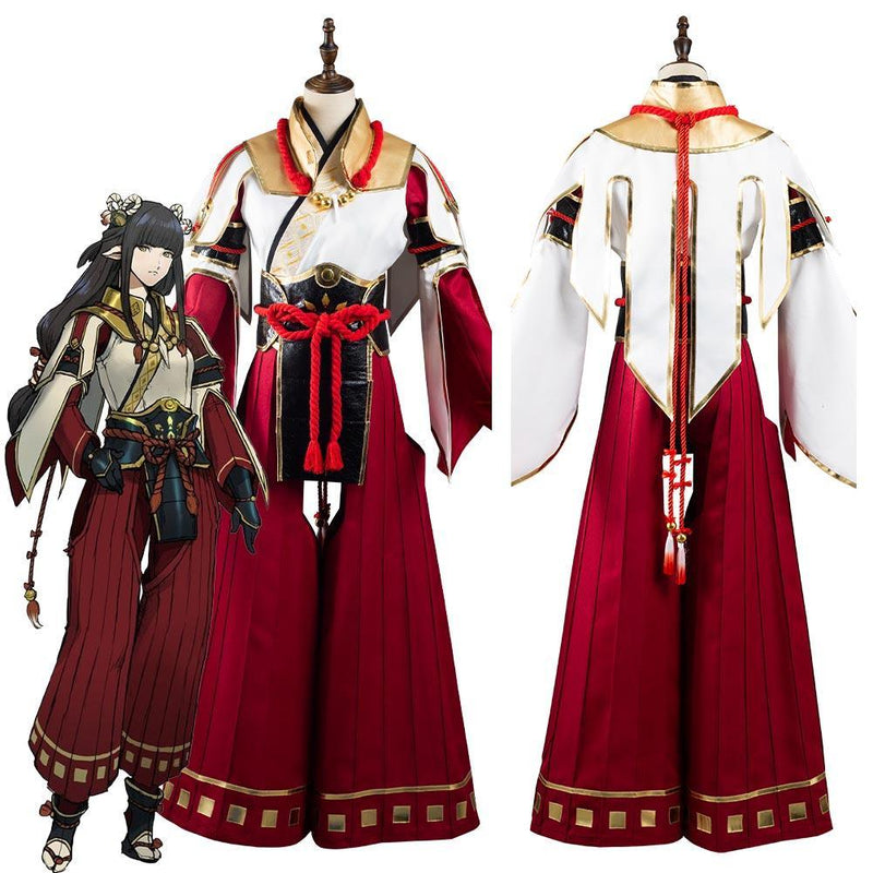 Monster Hunter Rise MH Rise Minoto/Hinoto Outfits Clothing Halloween Carnival Suit Cosplay Costume - CrazeCosplay