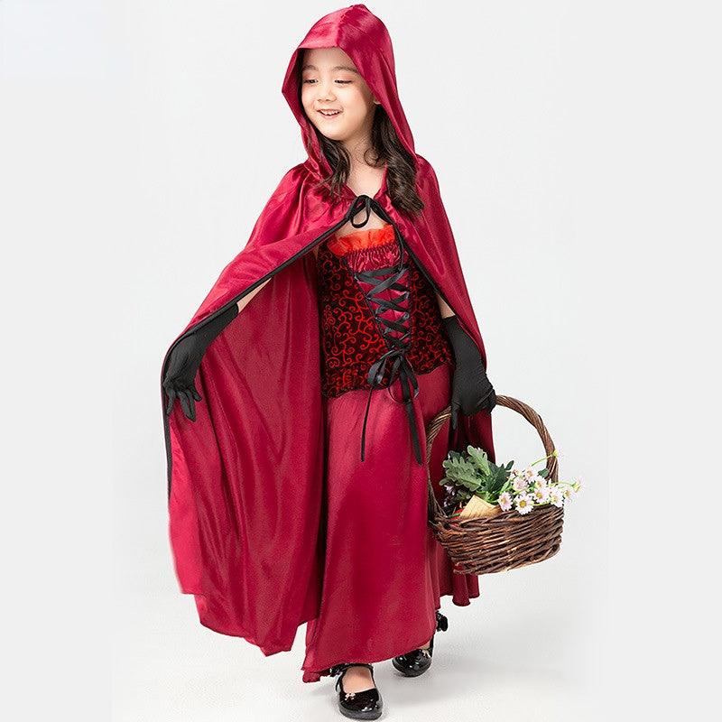 Little Red Riding Hood Costume Halloween Cosplay Dress Family Outfit - CrazeCosplay