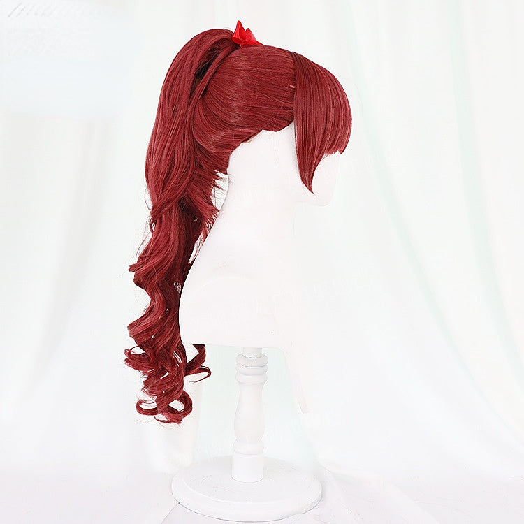 Persona 5 Yoshizawa Kasumi Red Long Cosplay Wig