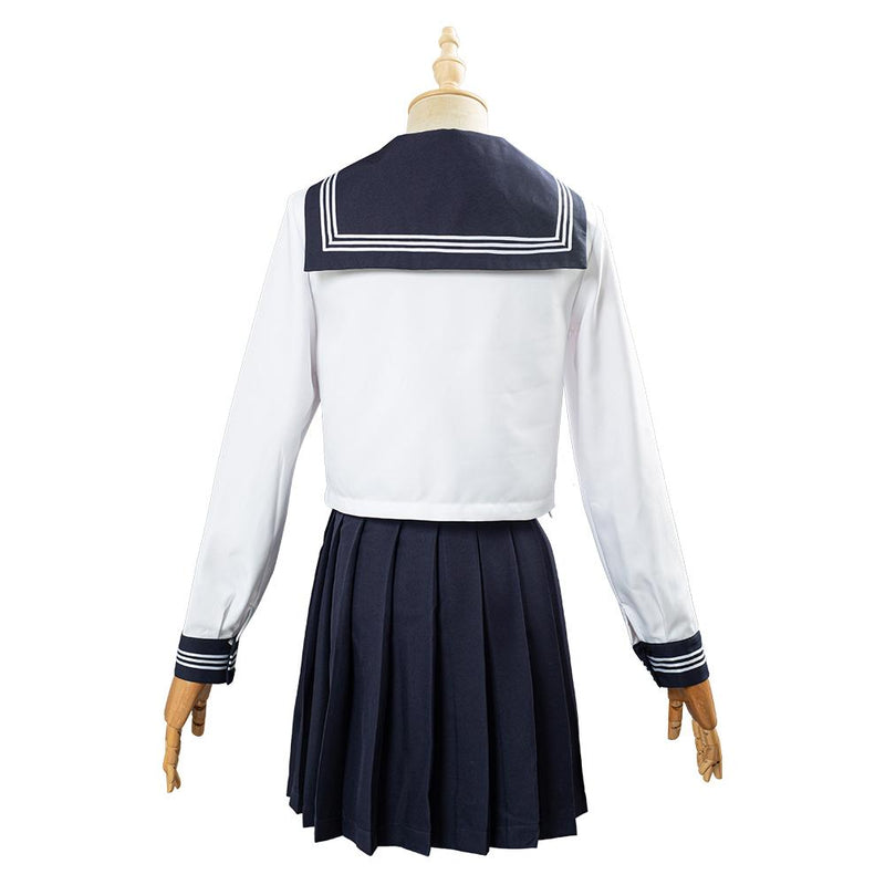 Jk High School Uniform Class Uniform Students Clothing Summer Navy Sailor Suit Cosplay Top Skirt Outfit - CrazeCosplay