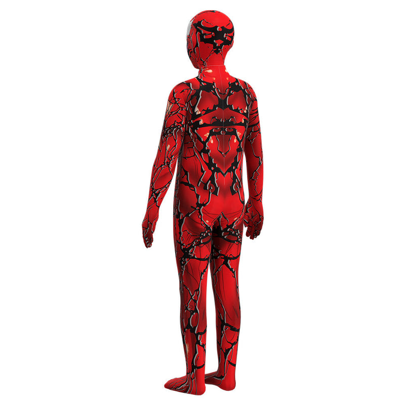 Carnage Venom Let There Be Carnage Kids Children Cosplay Halloween Jumpsuit - CrazeCosplay