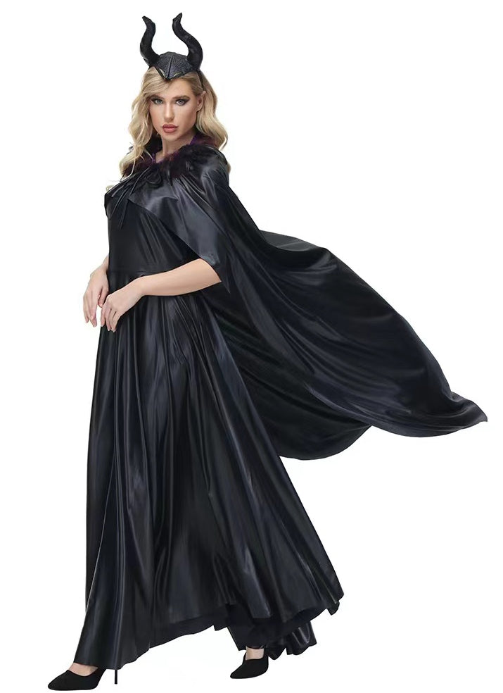 Adult Maleficent Halloween Costume Maleficent Cosplay Black Dress