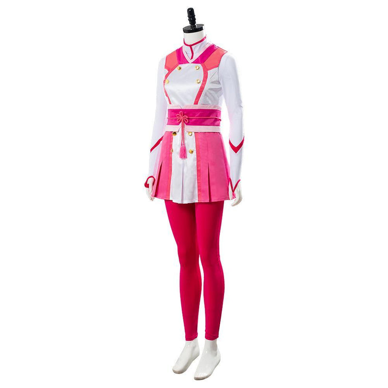 Project Sakura War Amamiya Sakura Battle Uniform Set Cosplay Costume - CrazeCosplay