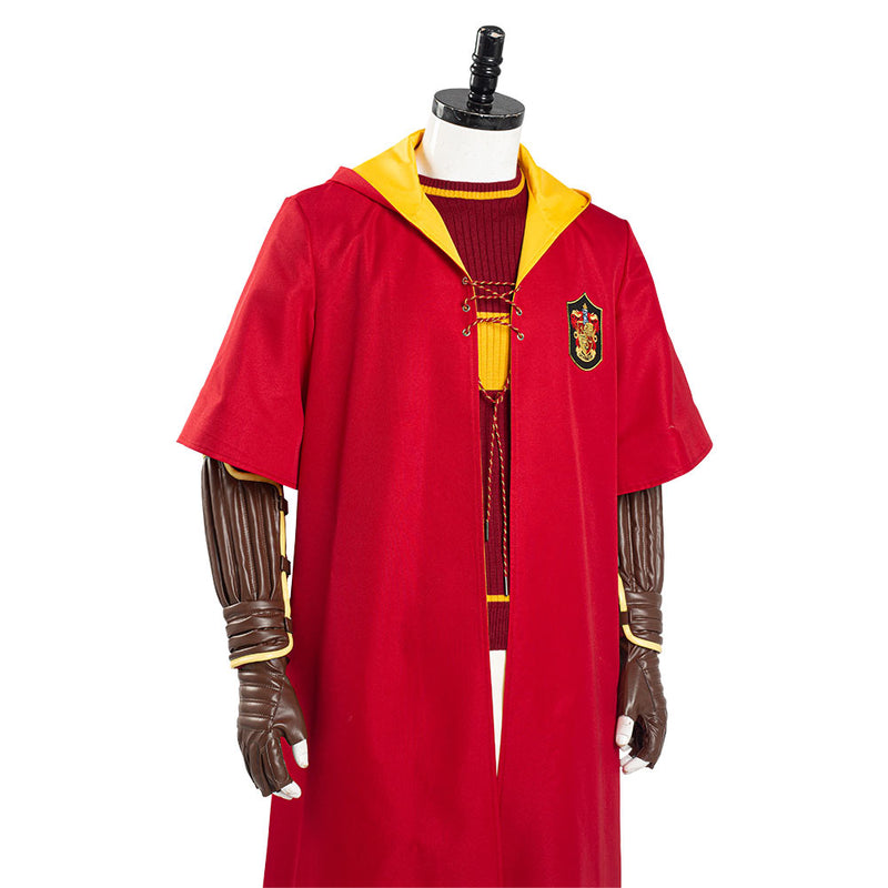 Harry Potter Gryffindor Quidditch Team Red Uniform Cosplay Costume