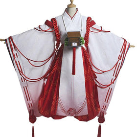 Onmyoji Enmusubi no Kami SSR God of Predestination Before Awakening Kimono Uniforms Cosplay Costume - CrazeCosplay