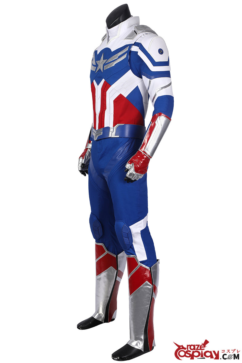 falcon captain america winter soldier stealth mens boys new adult Captain America Cosplay Costume Suit outfit uniform - CrazeCosplay