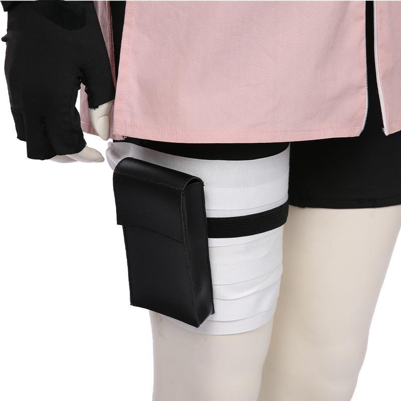 Naruto Haruno Sakura Women Girls Skirt Outfit Halloween Carnival Costume Cosplay Costume - CrazeCosplay