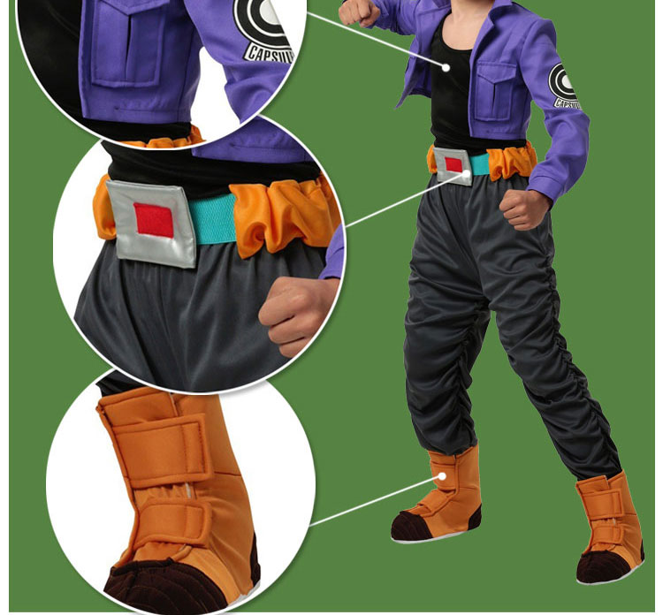 Dragon Ball Trunks Kids Boy Girl Cosplay Costume - CrazeCosplay
