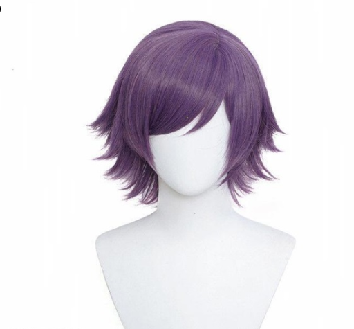 Akudama Drive Courier Hakobiya Purple Cosplay Wig - CrazeCosplay