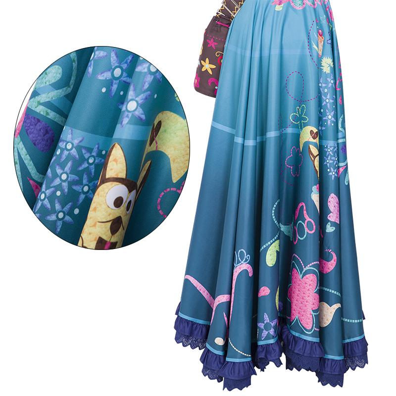 Encanto Dress Disney Princess Dress Encanto Mirabel Costume Fairy Cosplay For Women - CrazeCosplay