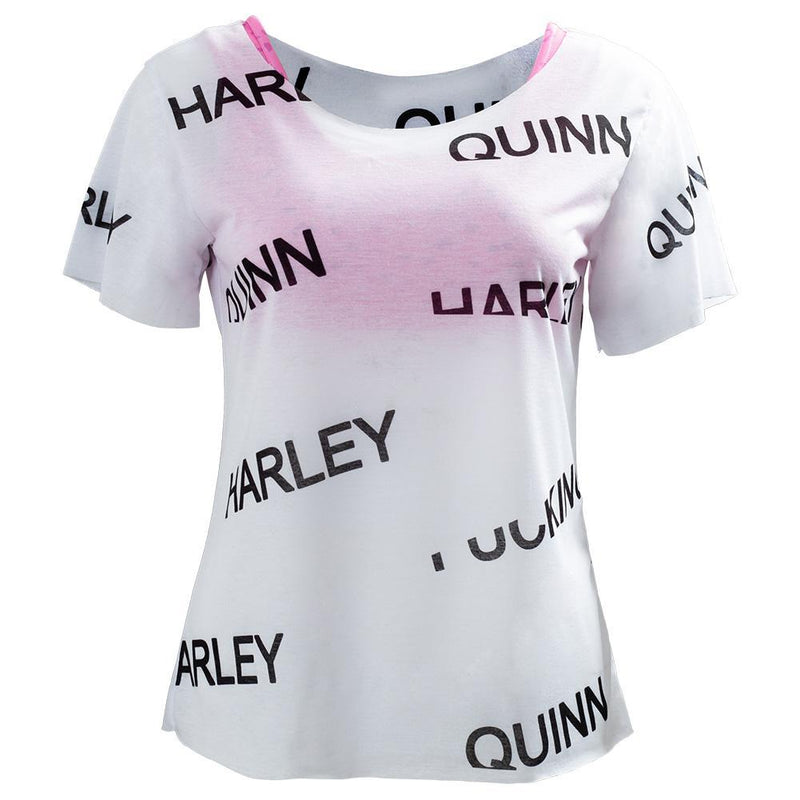 Birds Of Prey Harley Quinn Underwear T Shirt Cosplay Costume - CrazeCosplay