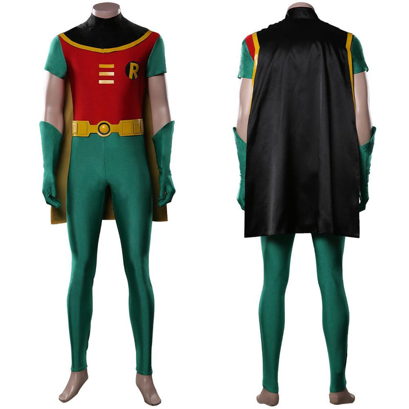 Teen Titans Robin Jumpsuit Outfits Halloween Carnival Costume Cosplay Costume - CrazeCosplay