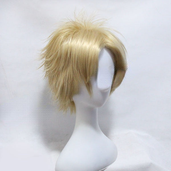 FF10 Final Fantasy X Tidus Golden Cosplay Wig