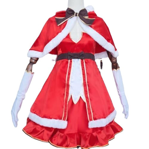 SAO Asuna Christmas Cosplay Costume Sword Art Online Asuna Dress for Adults