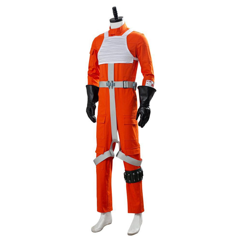 Star Wars X Wing Rebel Uniform Outfit Pilot Jumpsuit Cosplay Costume - CrazeCosplay