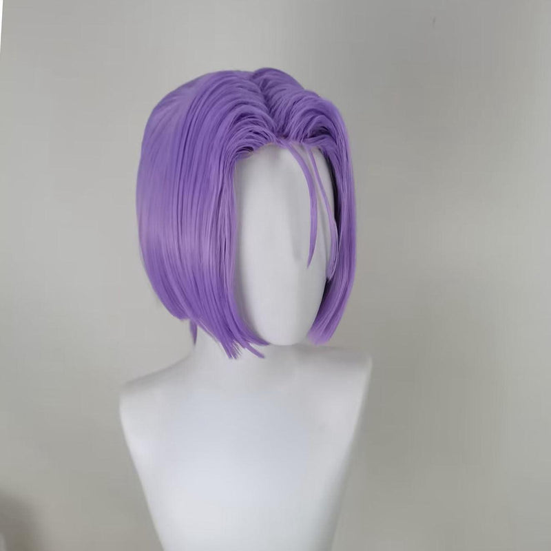 Dragon Ball Trunks Purple Ponytail Cosplay Wig - CrazeCosplay
