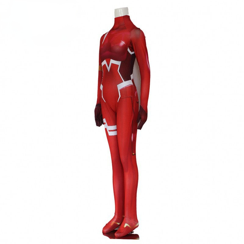 Darling in the franxx 02 Zero Two Cosplay Costume for Women Halloween Costume Christmas Carnival Tight 3D Printing Bodysuit - CrazeCosplay