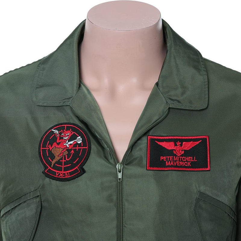 Top Gun Maverick Bomber Jacket Cosplay Costume - CrazeCosplay