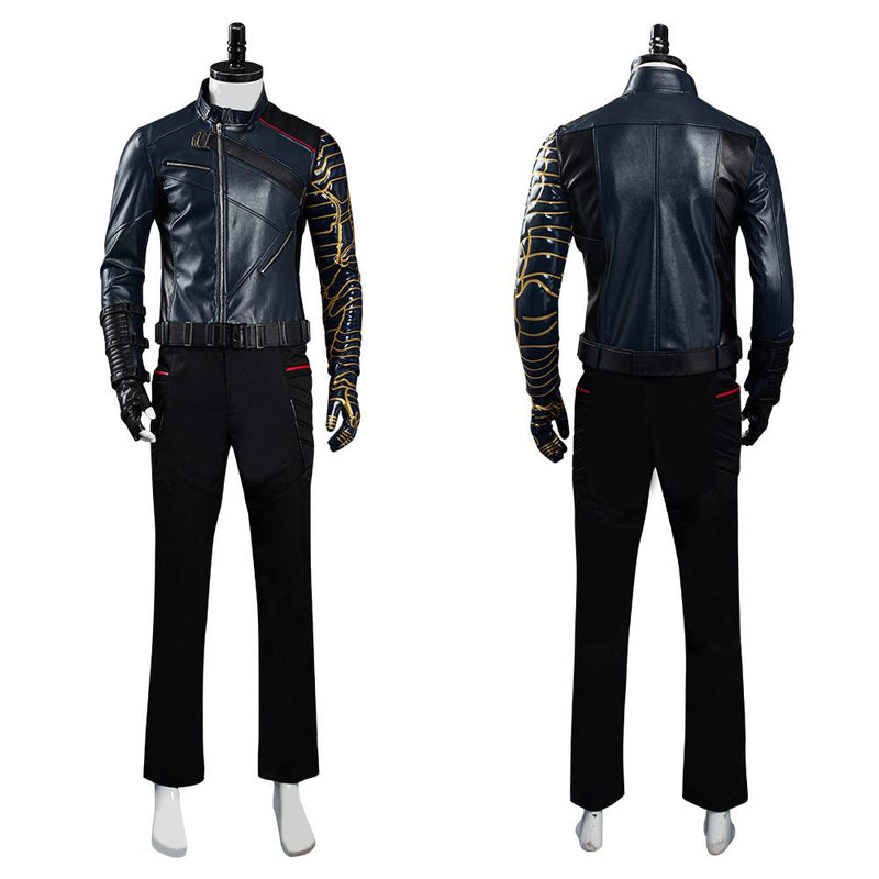 The Falcon and the Winter Soldier movie marvel first episode trailer 1 tv series plus Bucky Barnes Halloween Carnival Suit Cosplay Costume - CrazeCosplay