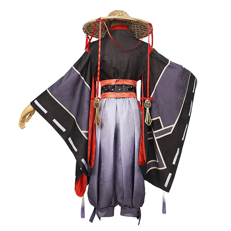 Genshin Impact Wanderer Scaramouche Kimono Cosplay Costume