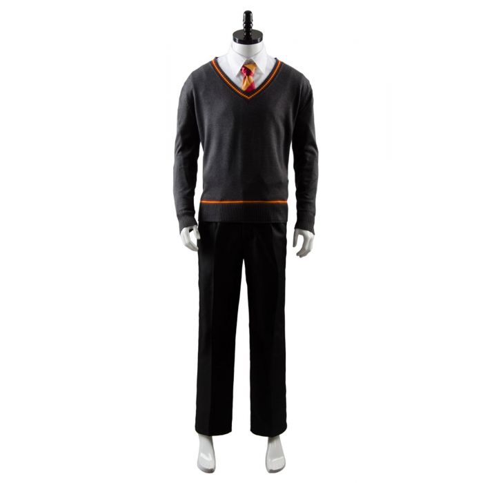 Harry Potter Gryffindor Robe Uniform Harry Potter Cosplay Costume Adults Ver - CrazeCosplay