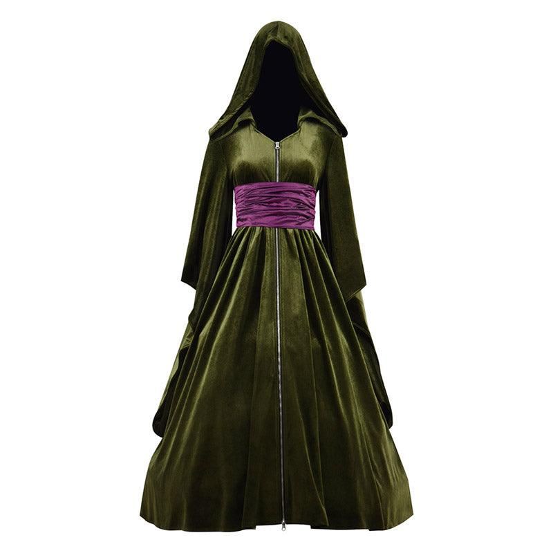 Padme Costume Star Wars Amidala Dress Cosplay Green Cloak - CrazeCosplay