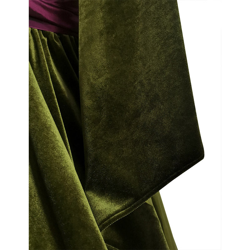 Padme Costume Star Wars Amidala Dress Cosplay Green Cloak - CrazeCosplay