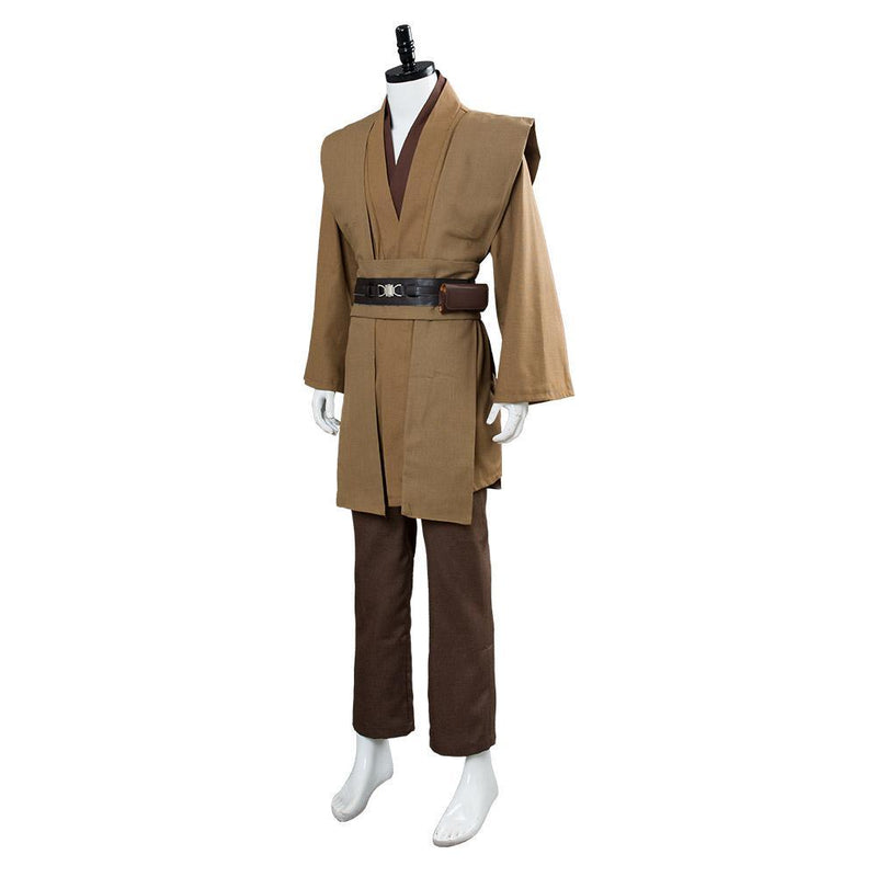 Star Wars Kenobi Jedi Tunic Cosplay Costume Brown Version No Cloak - CrazeCosplay