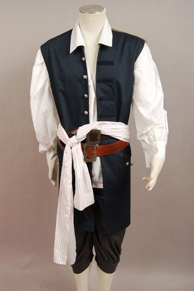 Pirates Of The Caribbean Jack Sparrow Vest Costume - CrazeCosplay
