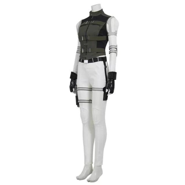 Black Widow Yelena Belova Halloween Outfit marvel Cosplay suit white Costume - CrazeCosplay