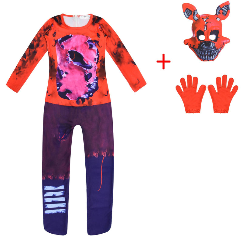 Fnaf Nightmare Foxy Halloween Costume for Kids