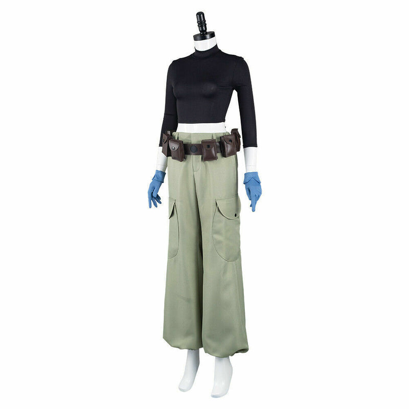 Kim Possible Costume Halloween Cosplay Outfit for Adults - CrazeCosplay