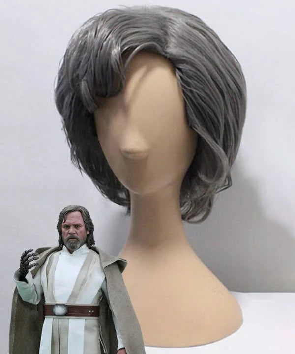 SW Luke Skywalker Grey Cosplay Wig