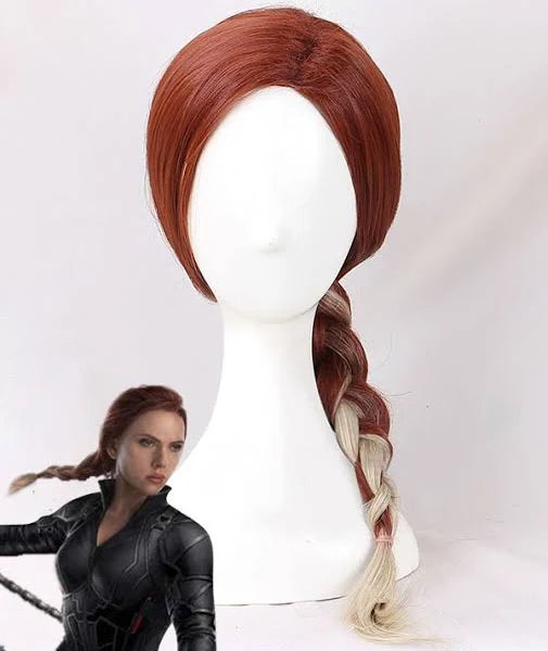 Black Widow Brown Wig Avengers: Endgame Romanoff Cosplay - CrazeCosplay