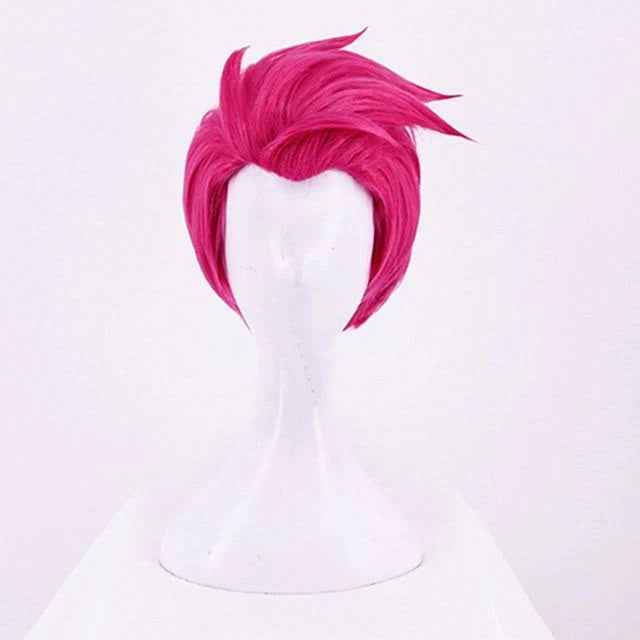 Overwatch Zarya Pink Short Cosplay Wig