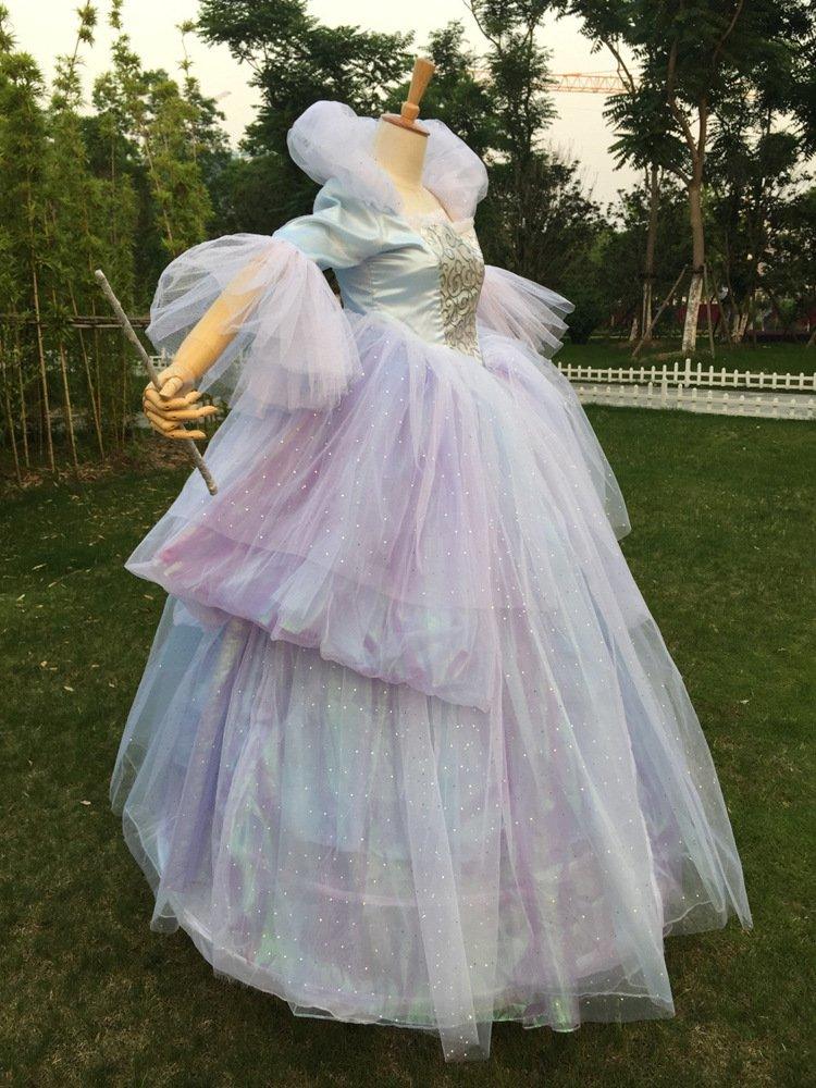 Cinderella Movie Fairy Godmother Cosplay Costume - CrazeCosplay
