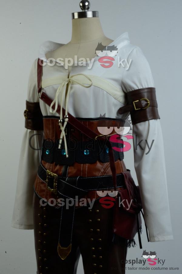 The Witcher 3 Wild Hunt Ciri Cirilla Fiona Elen Riannon Cosplay Costume - CrazeCosplay